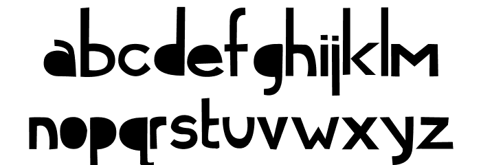 Cymo Bold Font LOWERCASE