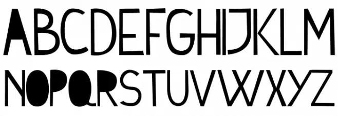 Cymo フォント 大文字