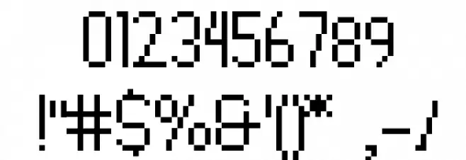 CymoPxl Font OTHER CHARS