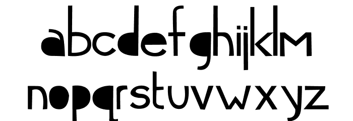 Cymo Font LOWERCASE