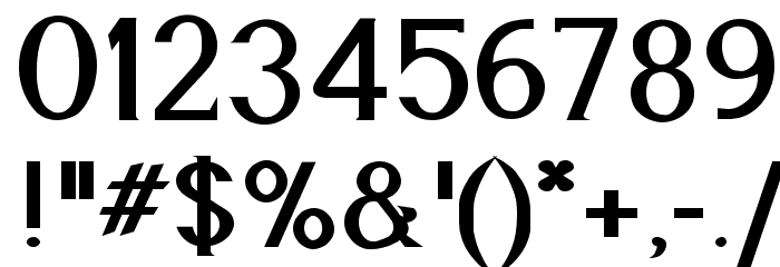 Cyn Regular Bold Font OTHER CHARS