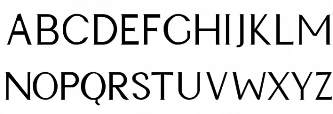 Cyn Regular Font UPPERCASE