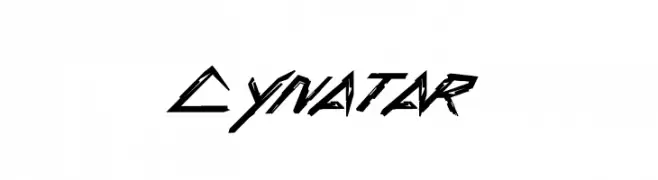 Cynatar  フリーフォントのダウンロード
