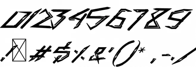 Cynatar Font OTHER CHARS