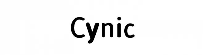 Cynic  नि: शुल्क फ़ॉन्ट्स डाउनलोड