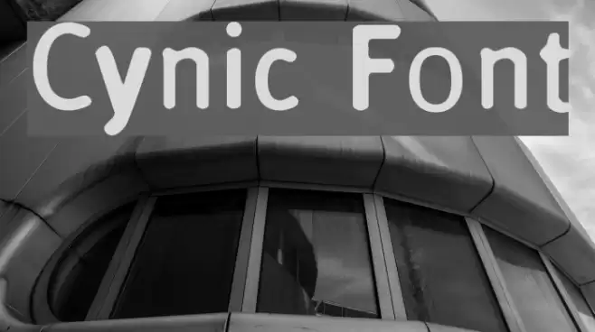 Cynic Font examples