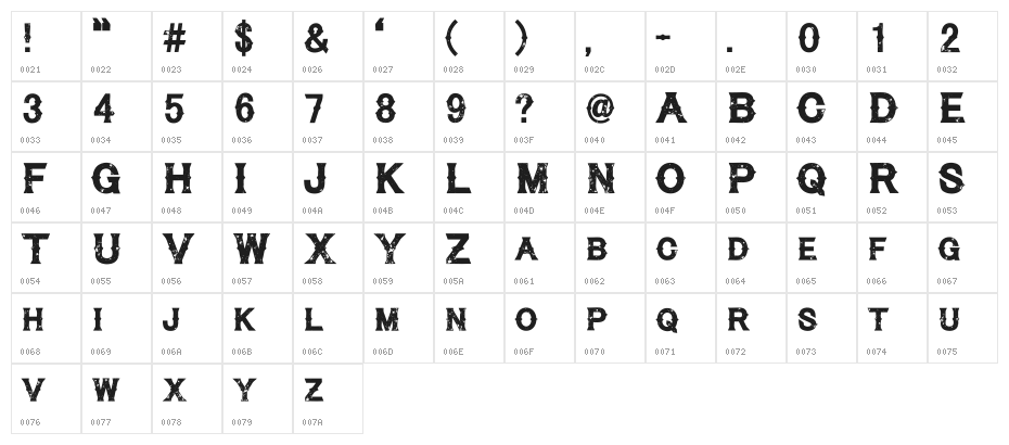 Cynical Hills Heavy Character Map