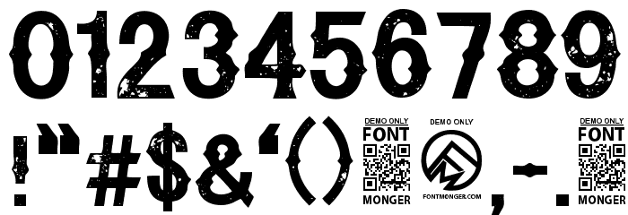 Cynical Hills Regular Font OTHER CHARS
