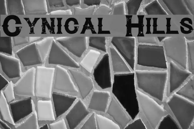 Cynical Hills Font examples