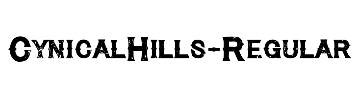 CynicalHills-Regular Font