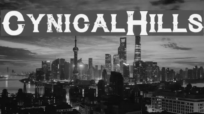 CynicalHills Font examples