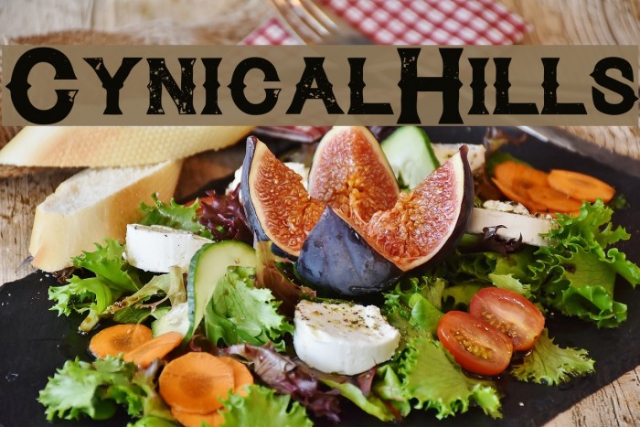 CynicalHills फ़ॉन्ट examples