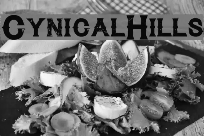 CynicalHills Font examples