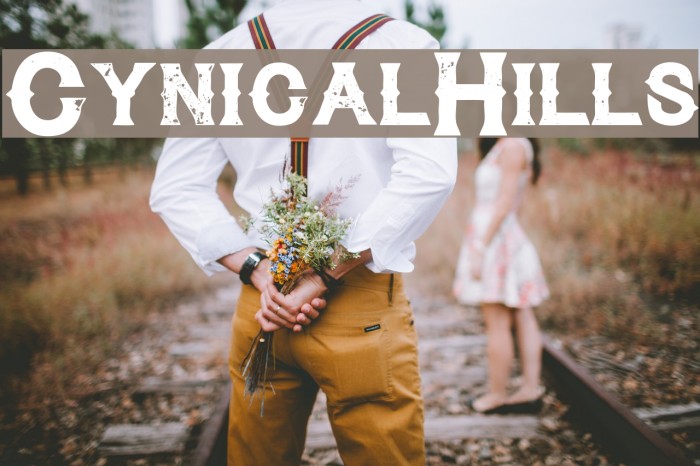CynicalHills फ़ॉन्ट examples