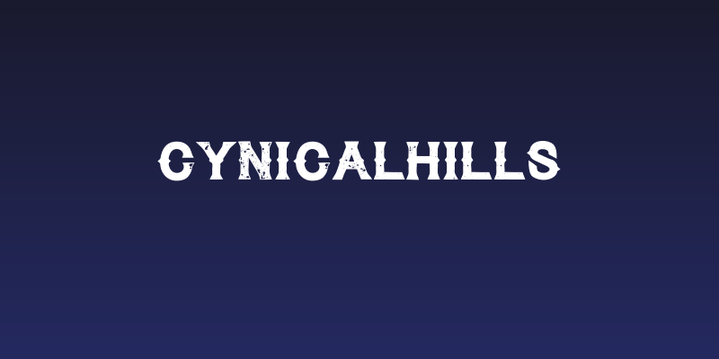 CynicalHills Social Header