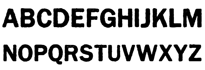 Cynocel Poster Regular Font LOWERCASE