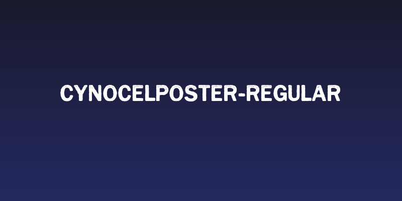 CynocelPoster-Regular Social Header