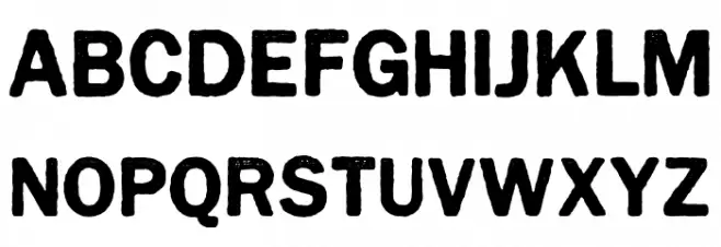 CynocelPoster-Regular フォント 小文字