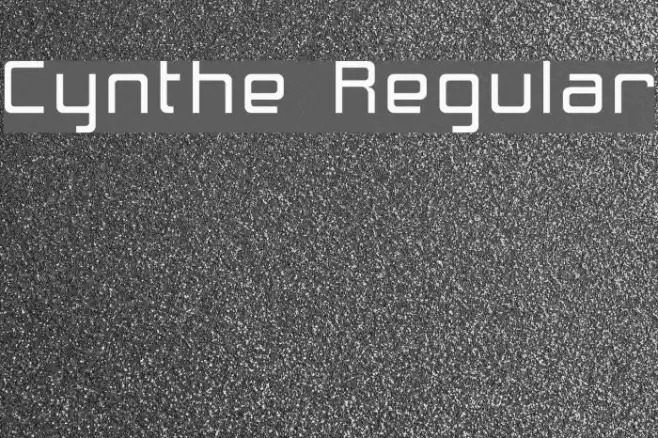 Cynthe Regular Font examples