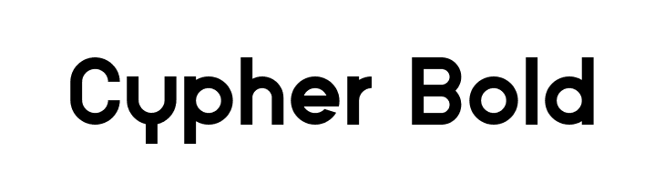 Cypher Bold  免费字体下载