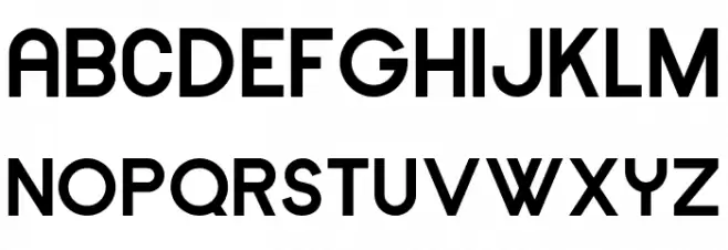 Cypher Bold Schriftart Groß