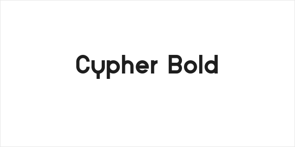 Cypher Bold Logo