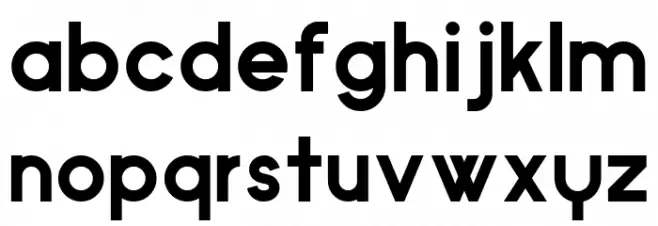 Cypher Bold Caratteri MINUSCOLO