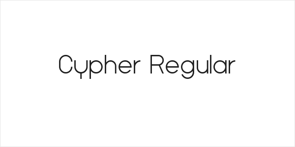 Cypher Regular Logo