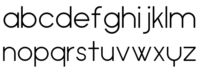 Cypher Regular Font LOWERCASE