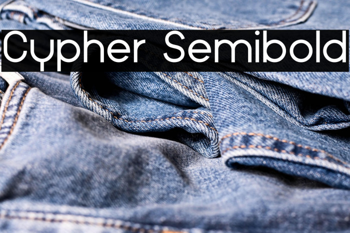 Cypher Semibold Example 3
