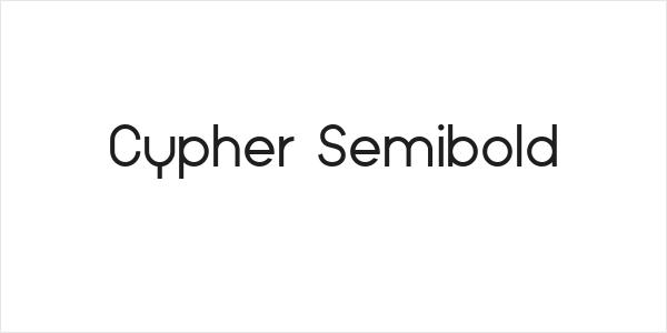 Cypher Semibold Logo