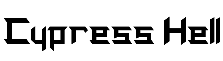 Cypress Hell Font
