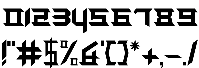 Cypress Hell Font Alte caractere