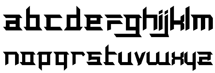 Cypress Hell Font Litere mici