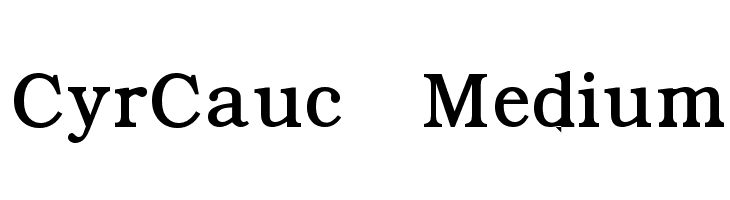 CyrCauc Medium Polices