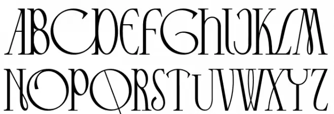 Cyrano DEMO Schriftart Groß