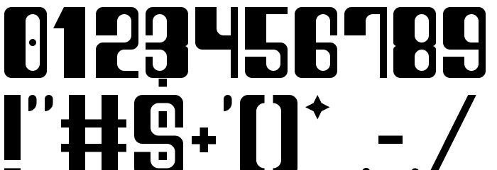 Cyrano Regular Font OTHER CHARS