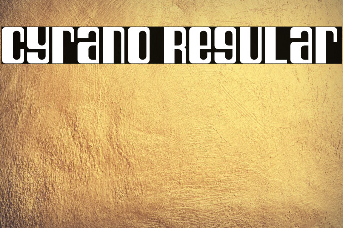 Cyrano Regular Example 1