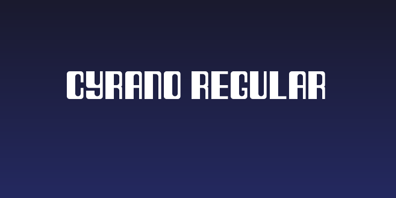 Cyrano Regular Social Header