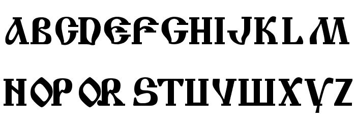 Cyree Font LOWERCASE