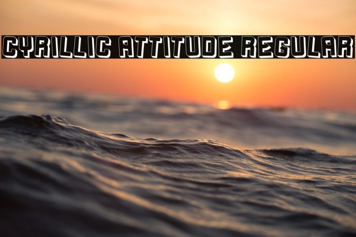 Cyrillic Attitude Regular Example 2