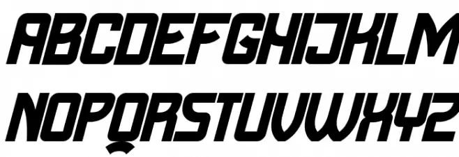 Cyrillic Attitudes Italic फ़ॉन्ट लोअरकेस