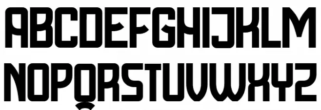 Cyrillic Attitudes Regular 字体 大写