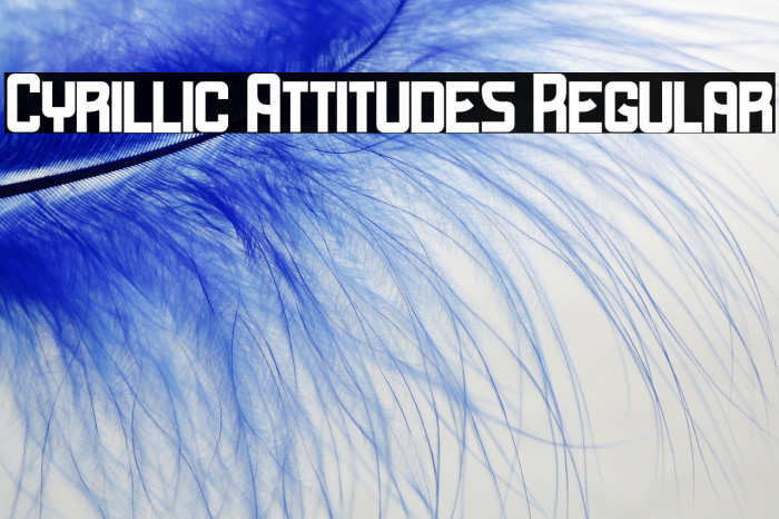 Cyrillic Attitudes Regular Example 1