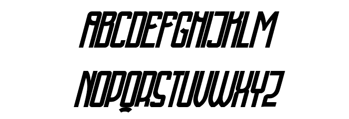 Cyrillic Attitudes U Condensed IT Font LOWERCASE