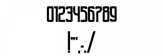 Cyrillic Attitudes U Condensed Font OTHER CHARS