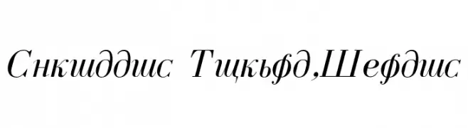 Cyrillic Normal-Italic 