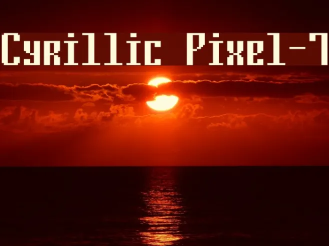 Cyrillic Pixel-7 Example 3