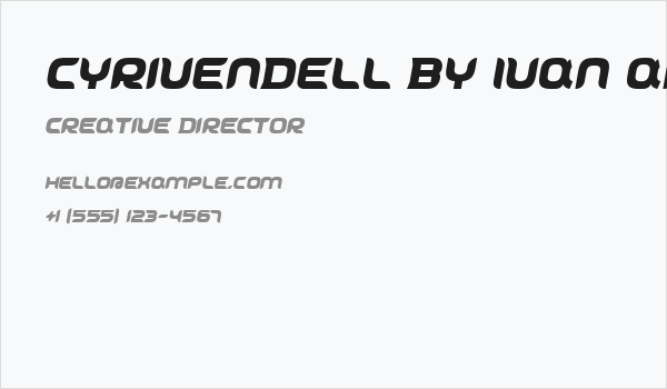 Cyrivendell by Ivan Apostolski Business Card