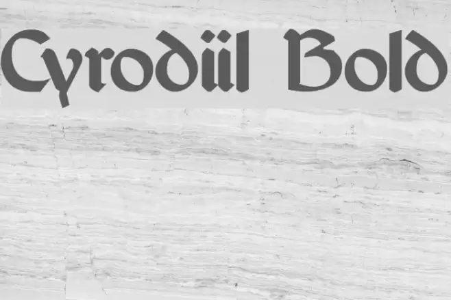 Cyrodiil Bold Font examples